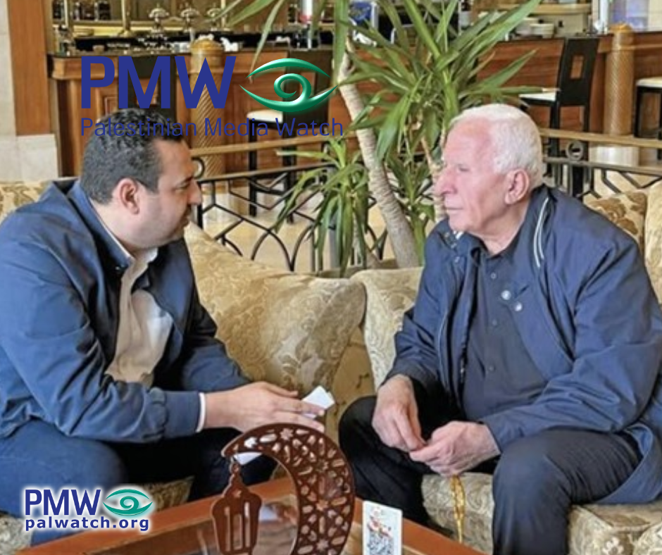 PLO Executive Committee Secretary Azzam Al-Ahmed is interviewed